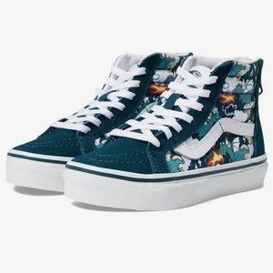Vans Kids SK8-Hi (Little Kid) size 1.0 glow in the dark
